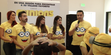 EL CAFECITO DE LA MAÑANA REPORTAJE CINEMEX MININONS PARTY 2016